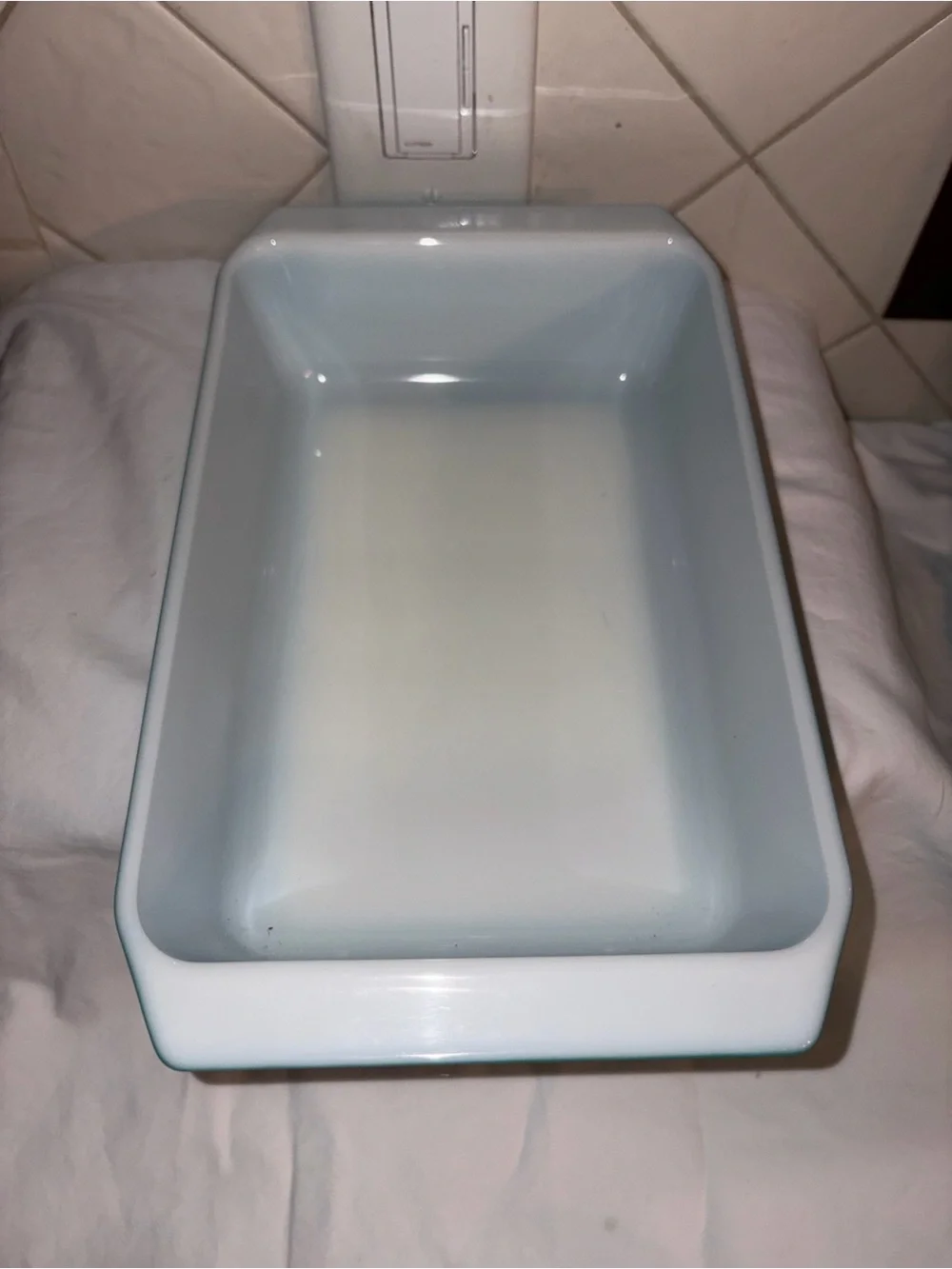 RARE Vintage Pyrex 1960 Green Wheat  casserole space Saver Dish 575-B